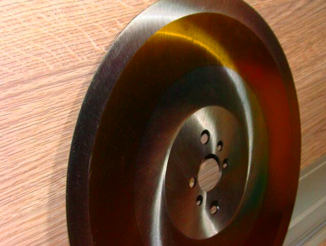 Circular knife smooth edge tooth less high speed steel M2 Dmo5 circular saw blade