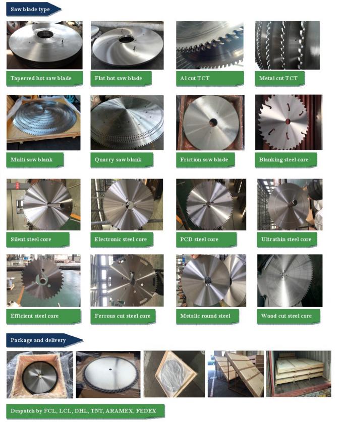 Carbide tipped circular saw blades for precision tube industry