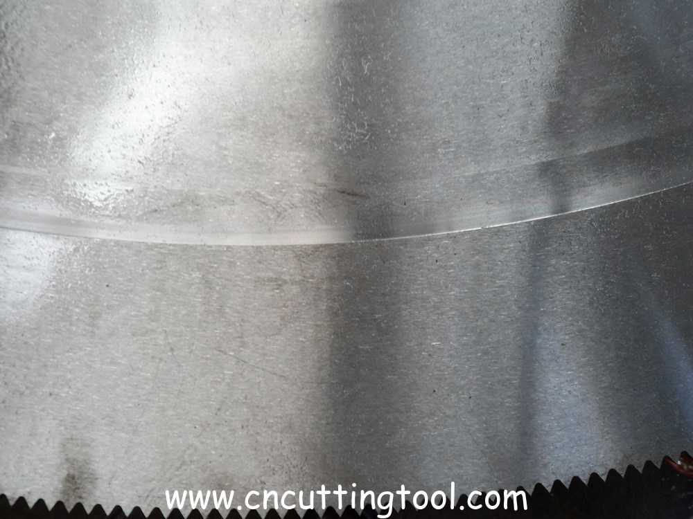 Steel section cutting 45Mn2V material hollow ground taper circular hot