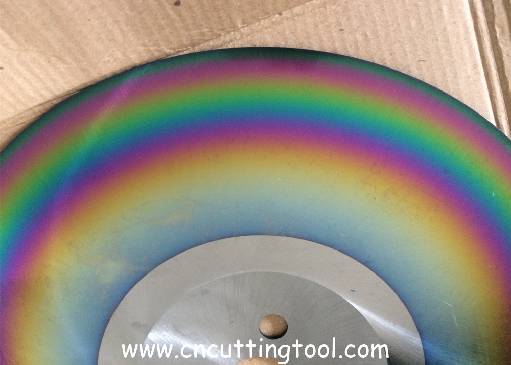 TIAIN titanium aluminum nitride coating Dmo5 Dmo6 HSS circular saw blade