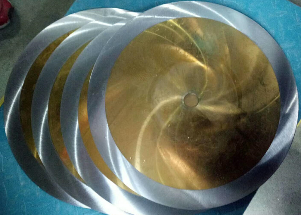 Smooth edge high speed steel M2 surface polishing circular knife