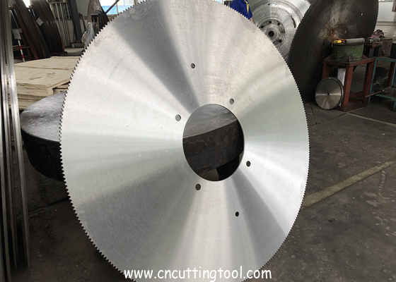 EFFEMAX 45Mn2V Hot Saw Blade 45-56HRC Tooth Hardness Hollow Ground Side Face For Hot Rolled H Beam Cutting
