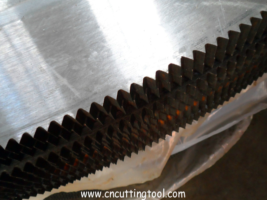 EFFEMAX 45Mn2V Hot Saw Blade 45-56HRC Tooth Hardness Hollow Ground Side Face For Hot Rolled H Beam Cutting