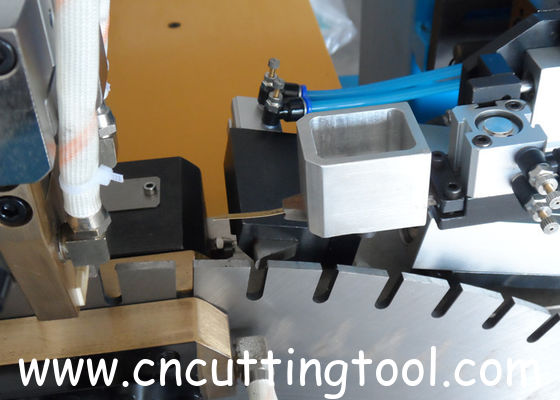 PLC control auto centering feeding and rotate diamond segments brazing machine