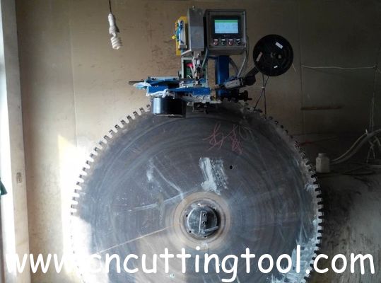 Large diameter diamond segments automatic welding and brazing machine