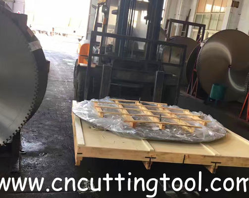 Quarry stone cutting diameter 3000 mm material 75Cr1 diamond saw blank