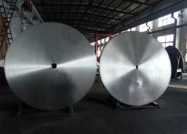 Quarry stone cutting diameter 3000 mm material 75Cr1 diamond saw blank and steel core