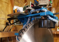 Diamond tools automatic feeding solder, brushing flux,rotate saw blade  segment welding machine