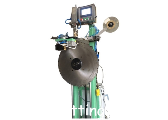 Automatic segments feeding, rotating and brazing machine for saw blade