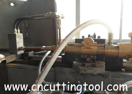 Automatic flame saw blade hardening machine for saw blade tooth tip
