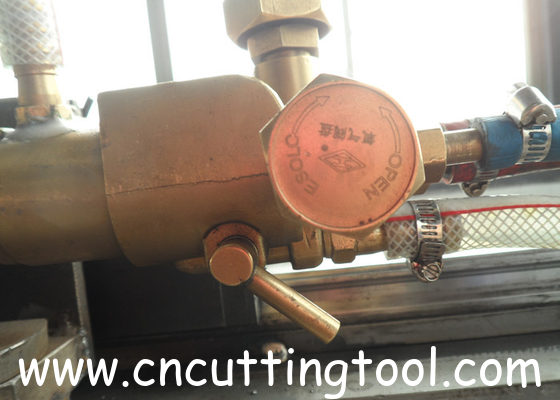 Metal circular saw balde tooth tip auto flame hardening machine