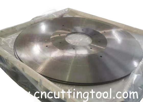 EFFEMAX 45Mn2V Hot Saw Blade 45-56HRC Tooth Hardness Hollow Ground Side Face For Hot Rolled H Beam Cutting