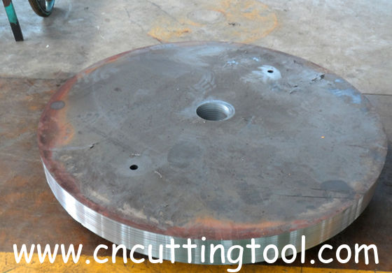 Perfectly balanced levelled and tensioned structural steel hot cut circular saw blade