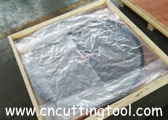 Aluminum solid round bar cutting line circular tungsten carbide tipped saw blade