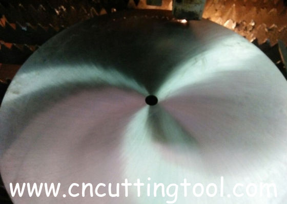 Aluminum solid round bar cutting line circular tungsten carbide tipped saw blade