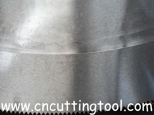 45Mn2V Hollow Ground Hot Saw Blade for Hot Rolled H Beam Profile