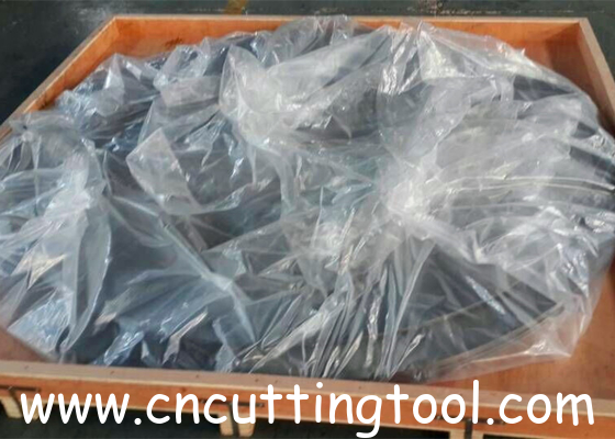 Hollow ground hot cutting alloy steel circular saw blade balanced