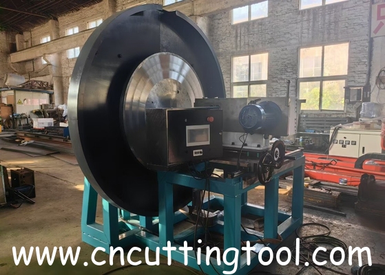 Metal working saw blade surface grinding and polishing machine