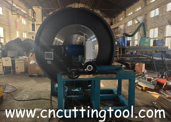 Metal working saw blade surface grinding and polishing machine
