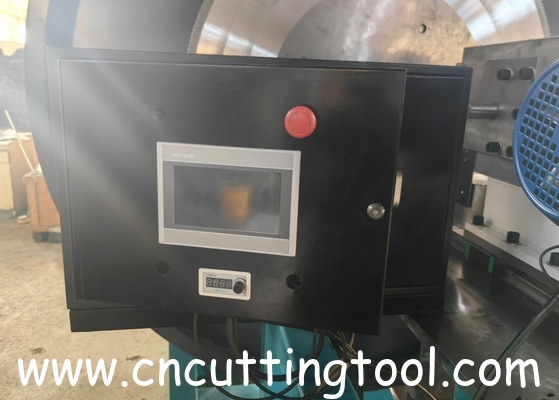 Metal working saw blade surface grinding and polishing machine