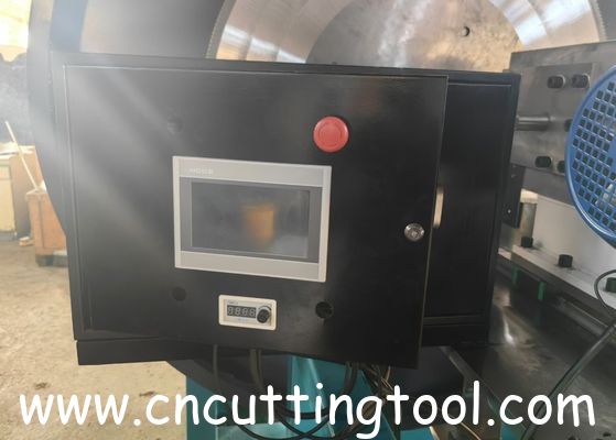 Metal working saw blade surface sharpening and polishing machine