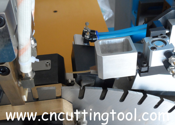 Diamond segment welding machine with auto feeding segment and flux