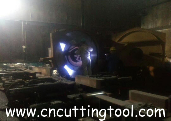 Sharp 2200mm Hot Saw Blade EFFEMAX 45Mn2V For Cutting Hot Rolled Beams
