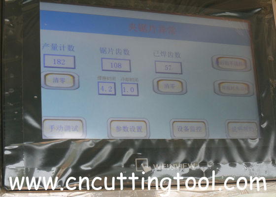 PLC control auto centering feeding and rotate diamond segments brazing machine