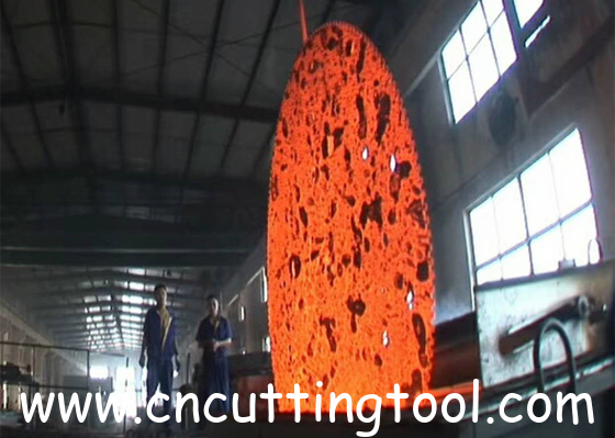 3500mmx9 mining cutting quality 75Cr1 circular diamond saw blank and steel core