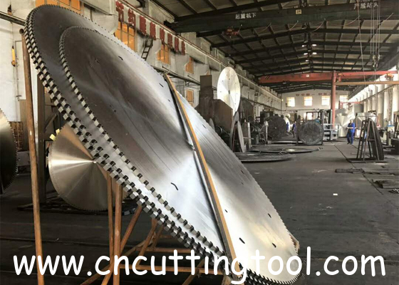 Mountain block cutting 75Cr1 steel circular diamond saw blank and steel core