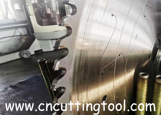 75Cr1 TCT Circular Saw Blade for Nonferrous Metal Cutting Aluminum Round Bar Solid Bar