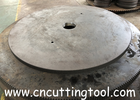 Tapered Alloy Steel Hot Saw Blade for H Beam Round Bar Pipe and Tube Cutting Above 750.C