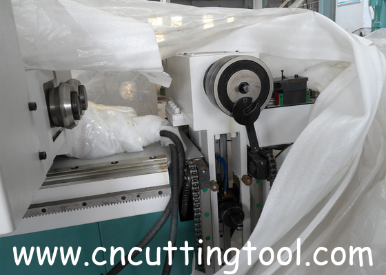 Circular saw blade tension and rolling machine hydraulic model