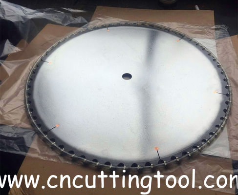 Aluminum solid round bar cutting line circular tungsten carbide tipped saw blade