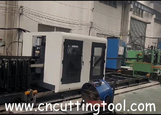 CNC laser cut flying saw machine for mild steel pipe and tube