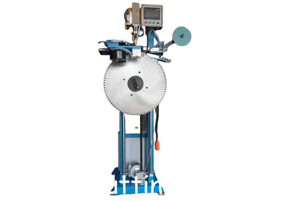Automatic high frequency brazing machine for diamond saw blade repair line