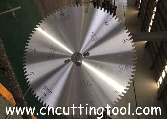 Sandwich slient saw blank for reducing noise in stone cutting