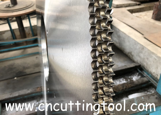 46Mn7 Flat hot cut circular saw blade cutting for steel section and solid bar