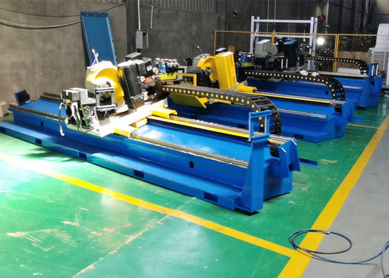 Easy operation servo motor control cold cut flying saw machine