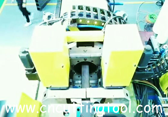 Double saw blade flying cold cutting milling saw for steel pipe and tube cut