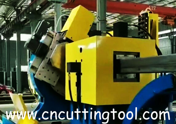 Double saw blade flying cold cutting milling saw for steel pipe and tube cut