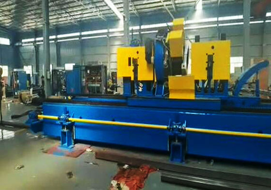 CNC servo motor control high speed tube milling and sawing machine