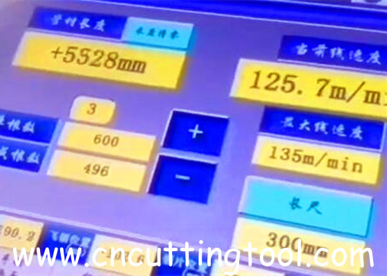 High speed cut cold flying saw servo motor control cold cut off machine