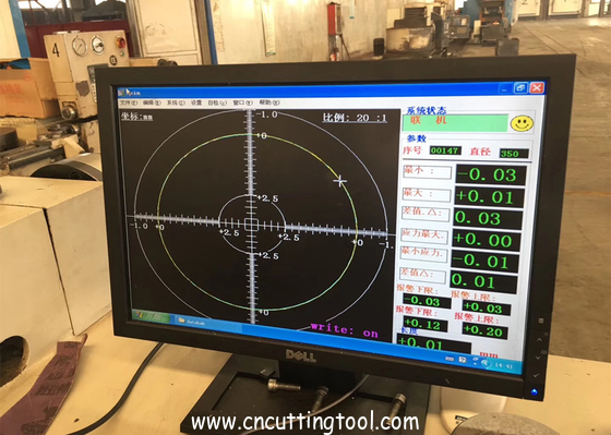 Laser distance measurement, full digital display diamond saw blank tension and rolling machine