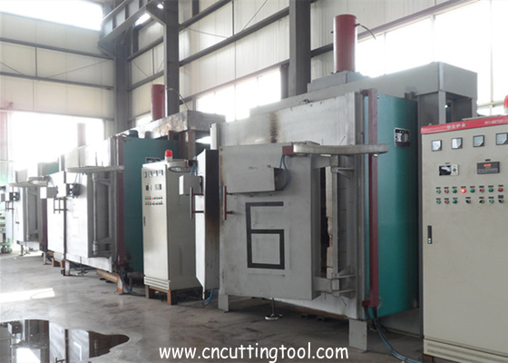 Auto temperature control circular saw blade leveling and tempering furnace