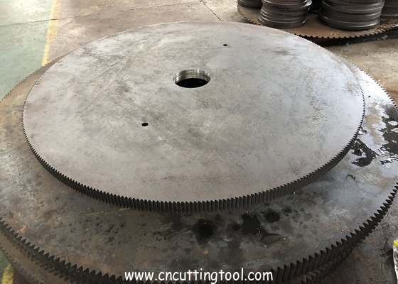 Hydraulic pressure circular saw blade leveling and tempering furnace