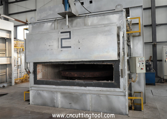 Auto temperature control large circular saw blades production process tempering furnace