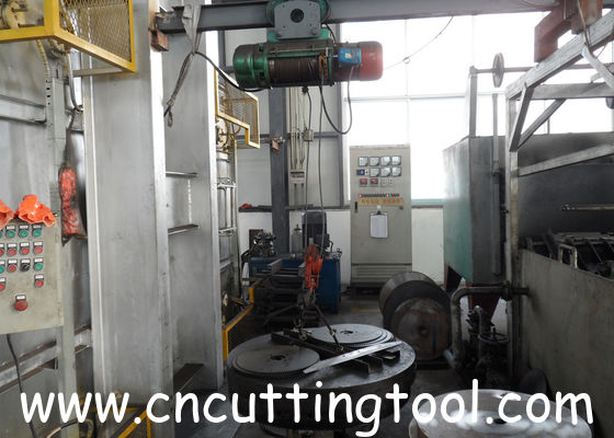 Auto temperature control large saw blades hardening and tempering furnace
