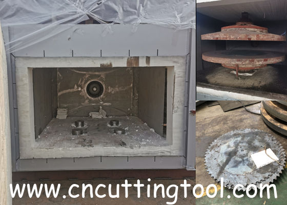 Auto temperature control large saw blades hardening and tempering furnace