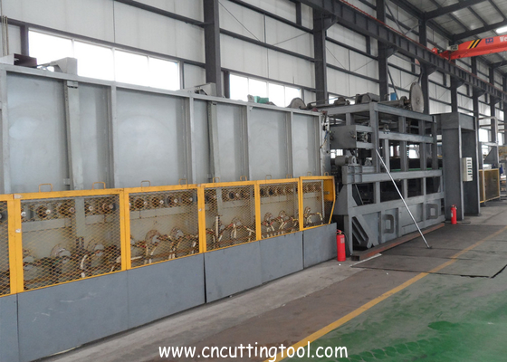 auto feeding intelligent temperature control high speed continuous quenching line